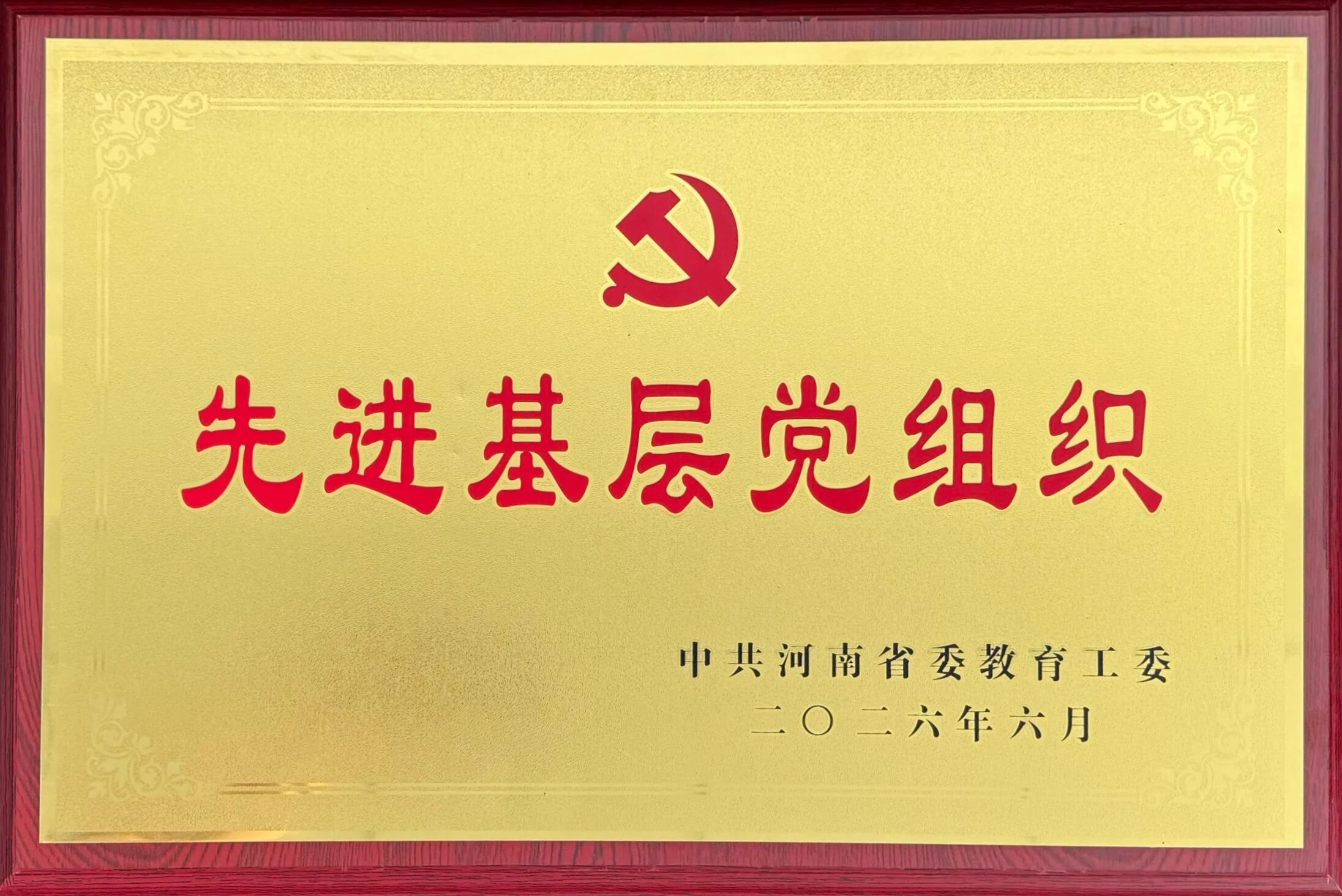 喜报!我校药学院党支部荣获中共河南省委教育工委“先进基层党组织”称号 喜报!我校药学院党支部荣获中共河南省委教育工委“先进基层党组织”称号